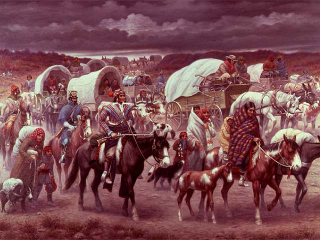 Trail of Tears by Robert Lindneux in 1942.